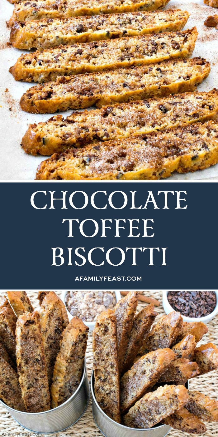 Chocolate Toffee Biscotti 