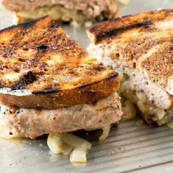 Grilled Pork Patty Melt