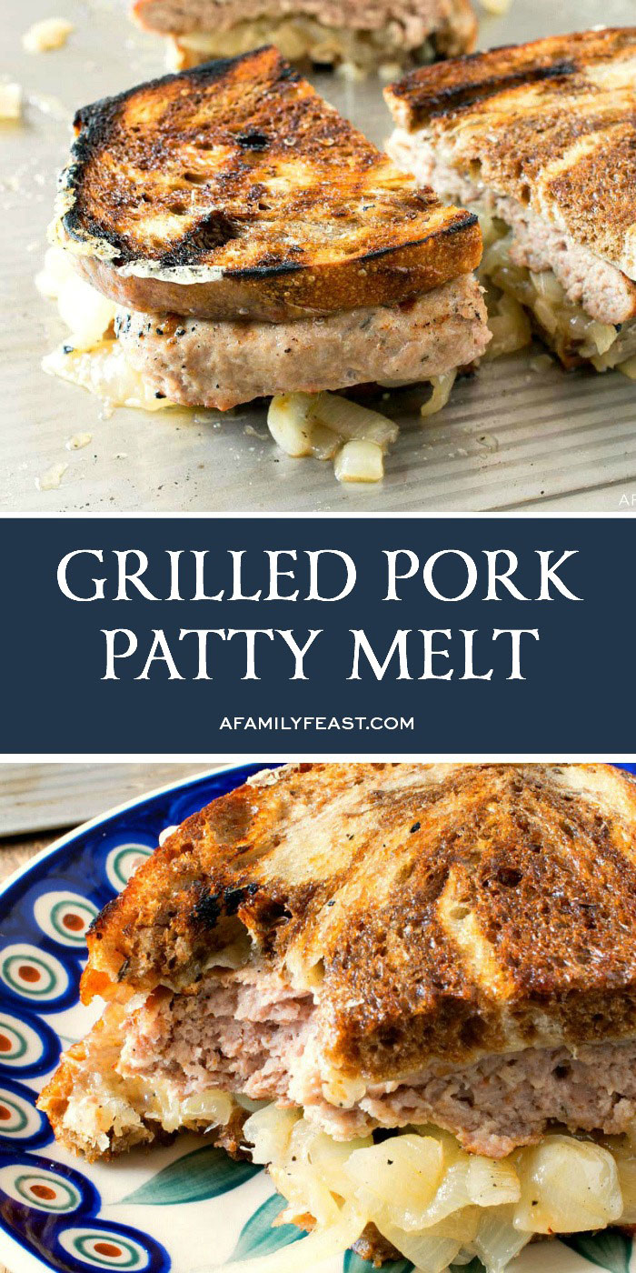 Grilled Pork Patty Melt