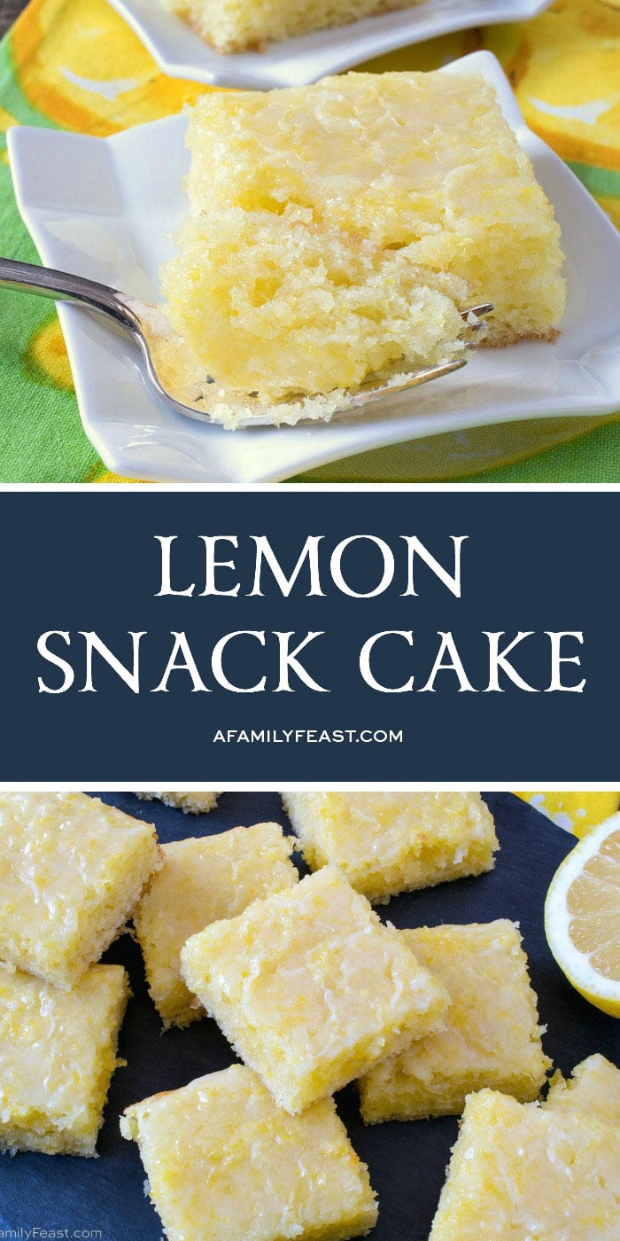 Lemon Snack Cake 