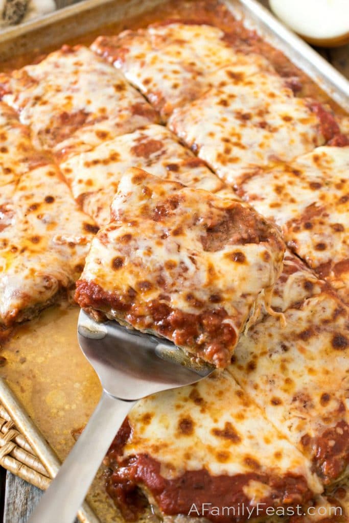 Keto Sheet Pan Italian Meatloaf - A Family Feast®