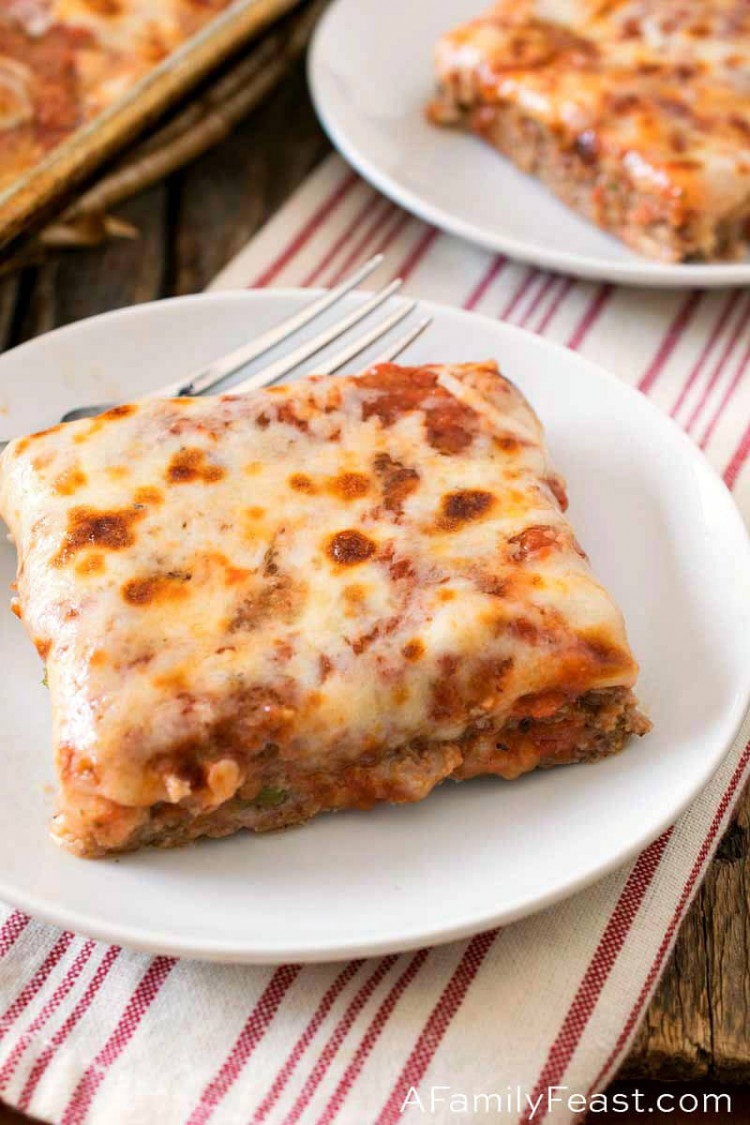 Keto Sheet Pan Italian Meatloaf A Family Feast®