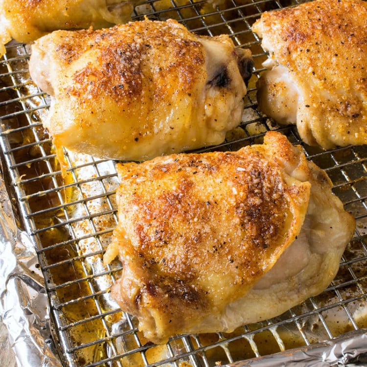 Oven Baked Chicken Thighs