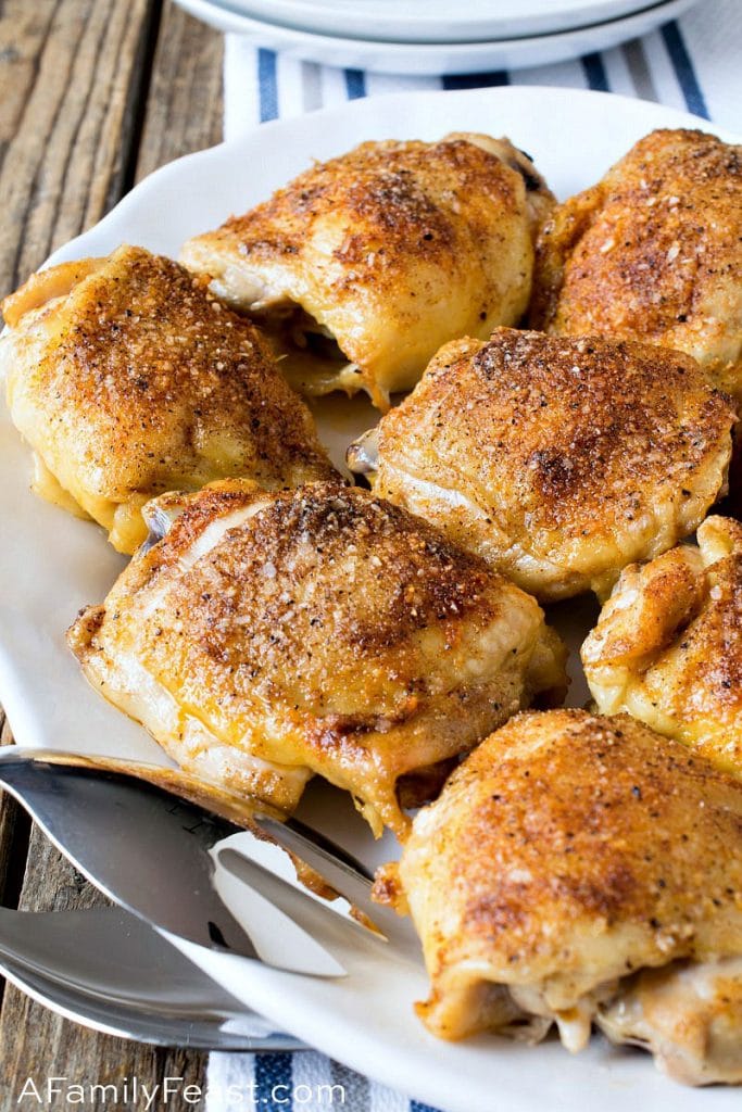 Oven Baked Chicken Thighs A Family Feast®