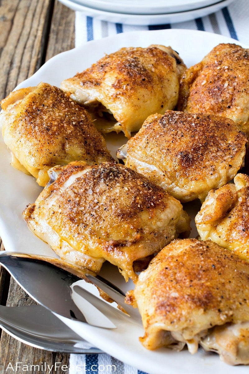 Oven Baked Chicken Thighs