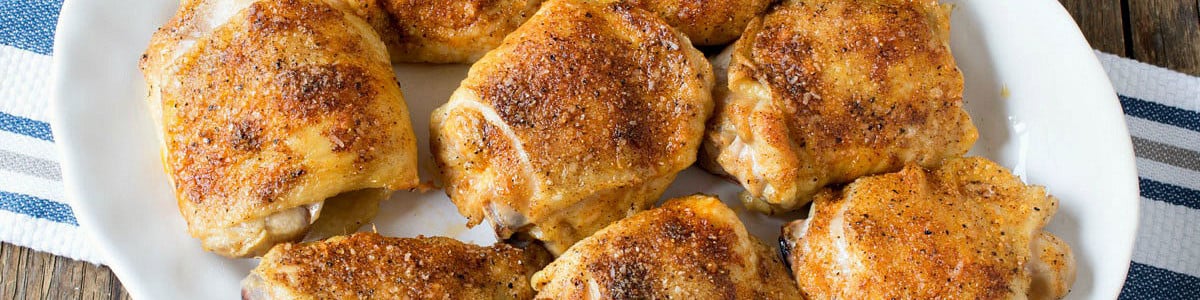 Oven Baked Chicken Thighs