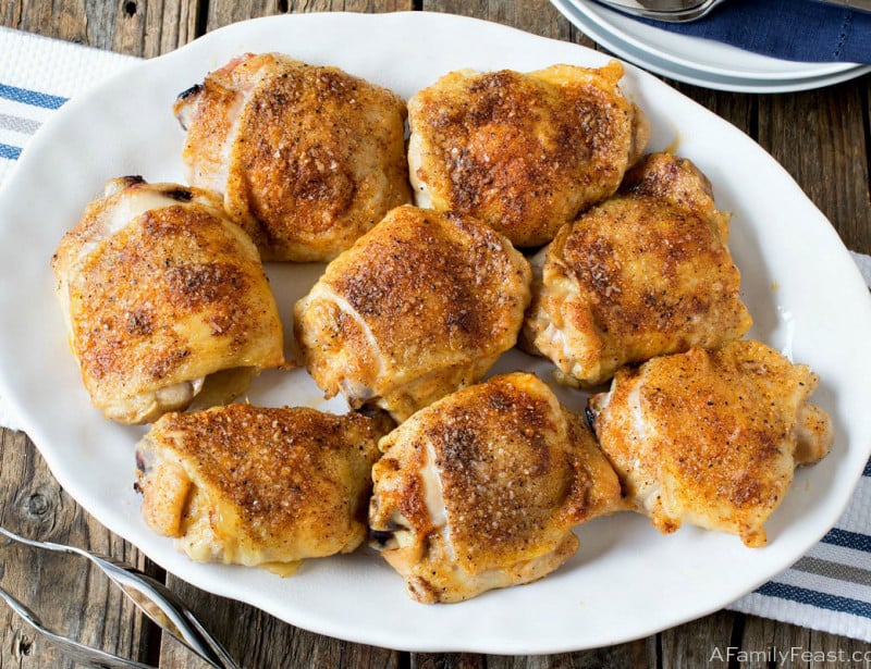 Oven Baked Chicken Thighs