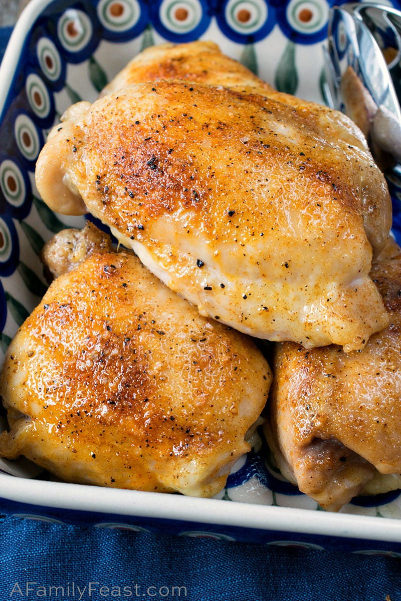 Oven Baked Chicken Thighs