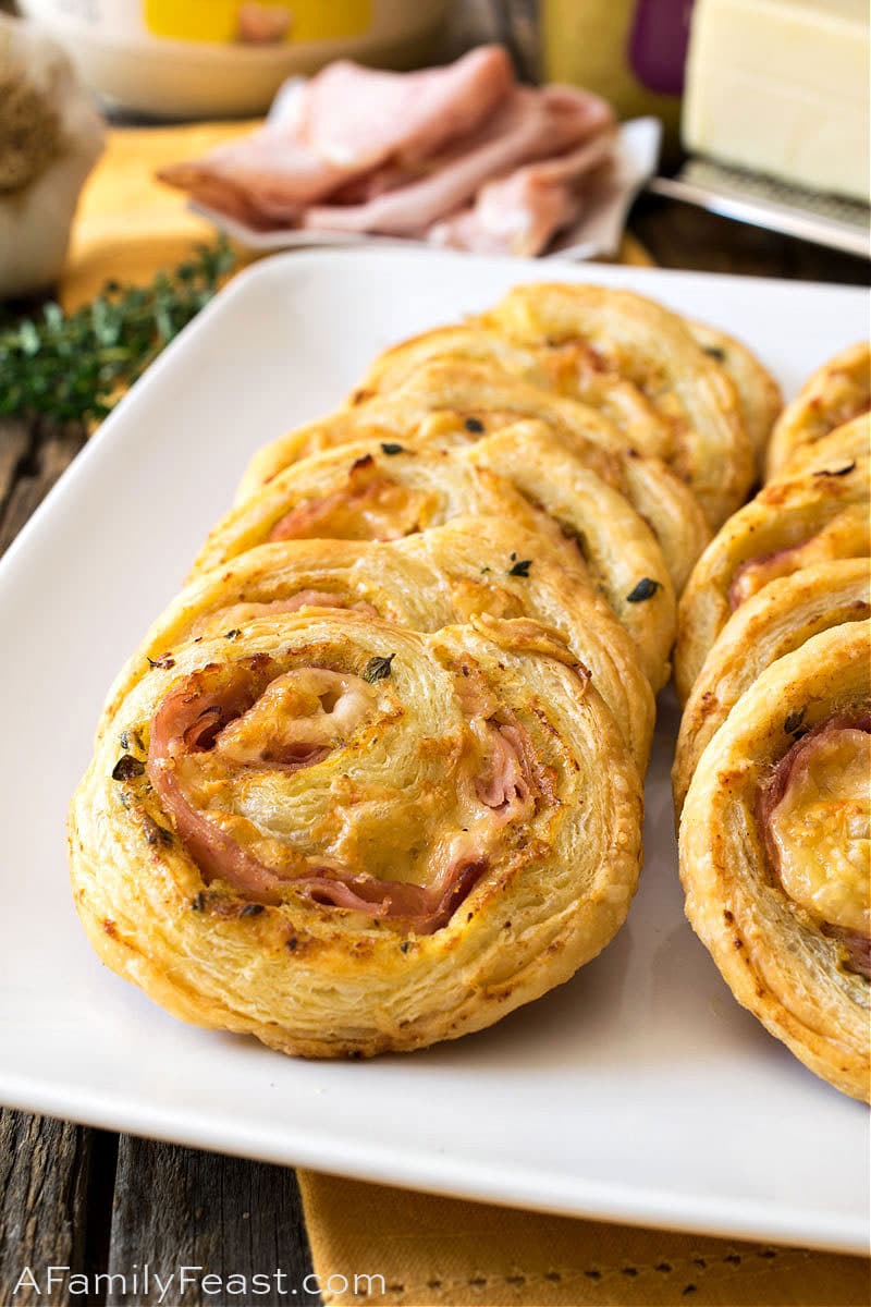 Ham and Cheese Pinwheels