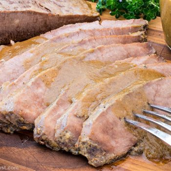 Oven-Roasted Horseradish Beef Brisket