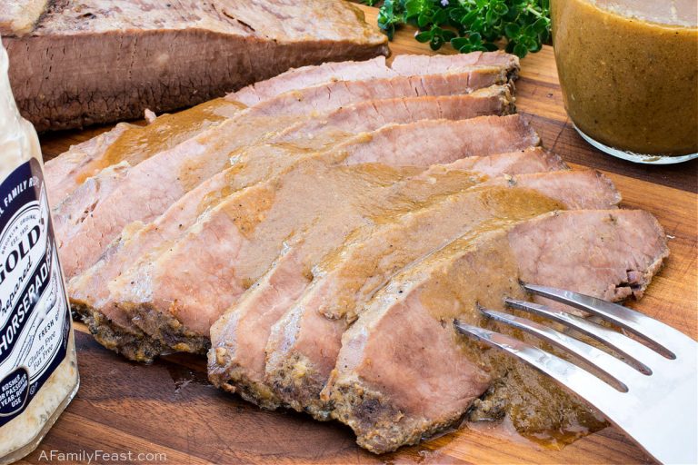OvenRoasted Horseradish Beef Brisket A Family Feast®