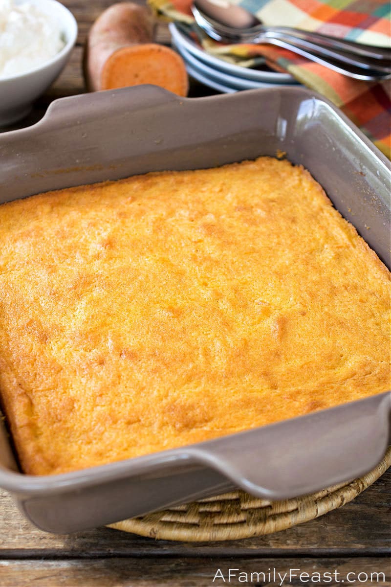 This fantastic Sweet Potato Pudding bakes up light, soft, and very spoonable. Serve warm with whipped cream on top. Sweet Potato Pudding