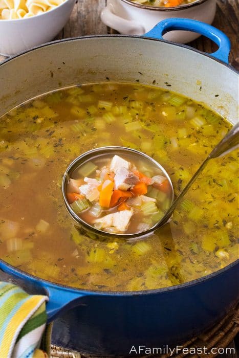 Leftover Turkey Noodle Soup - A Family Feast®