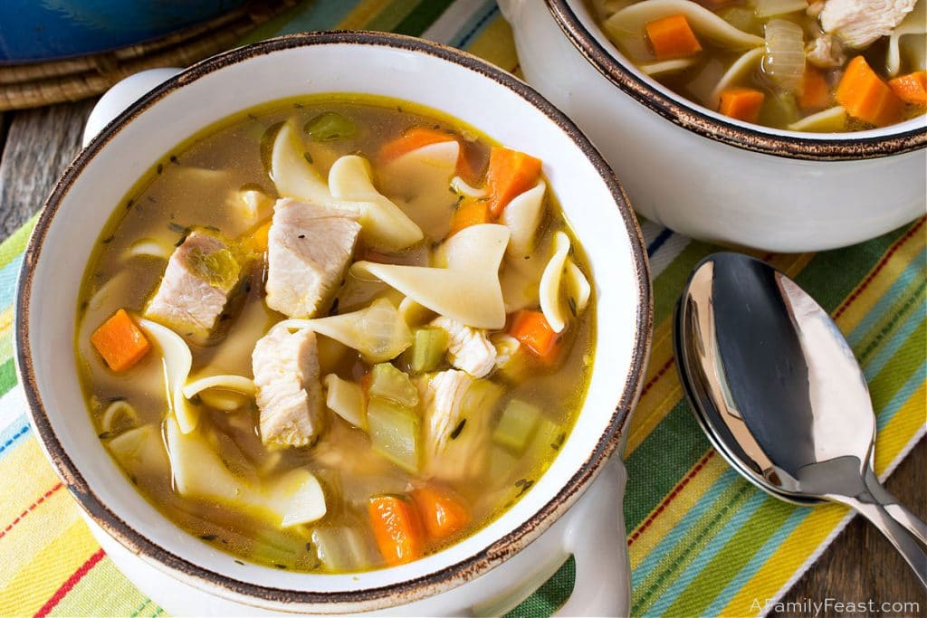 Leftover Turkey Noodle Soup - A Family Feast®