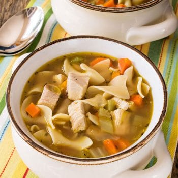 Leftover Turkey Noodle Soup