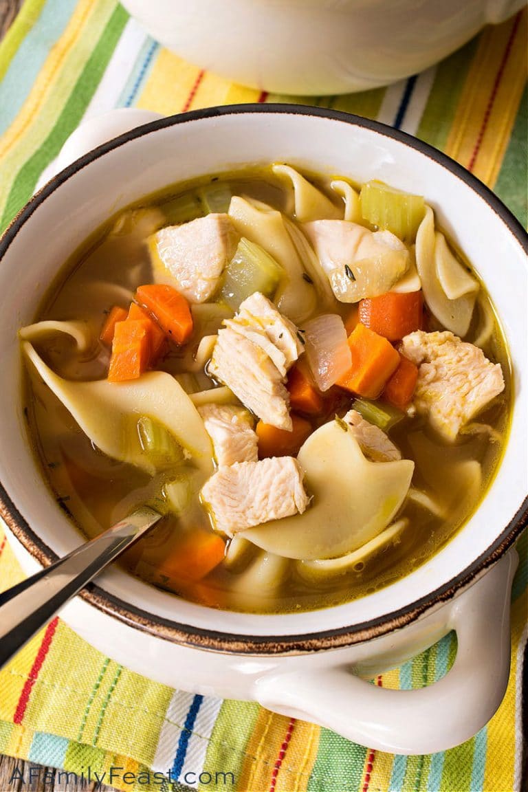 Leftover Turkey Noodle Soup