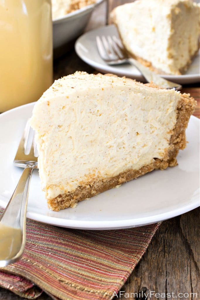 NoBake Eggnog Cream Pie A Family Feast®