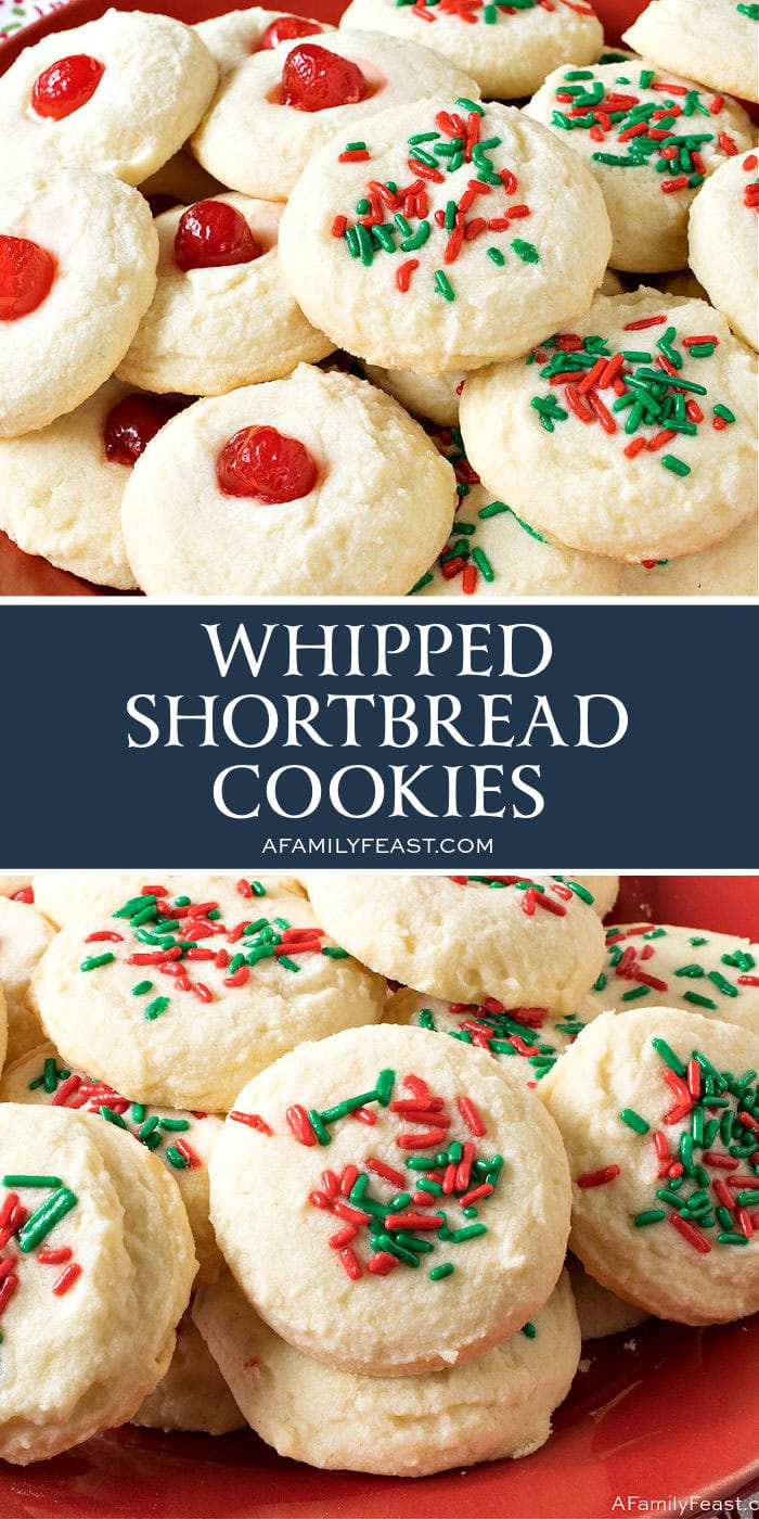 Whipped Shortbread Cookies   A Family Feast®
