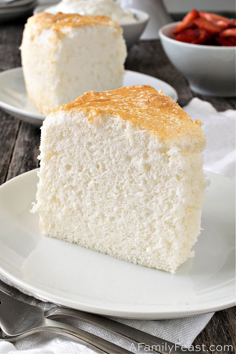 Angel Food Cake In A Loaf Pan - Homemade In The Kitchen