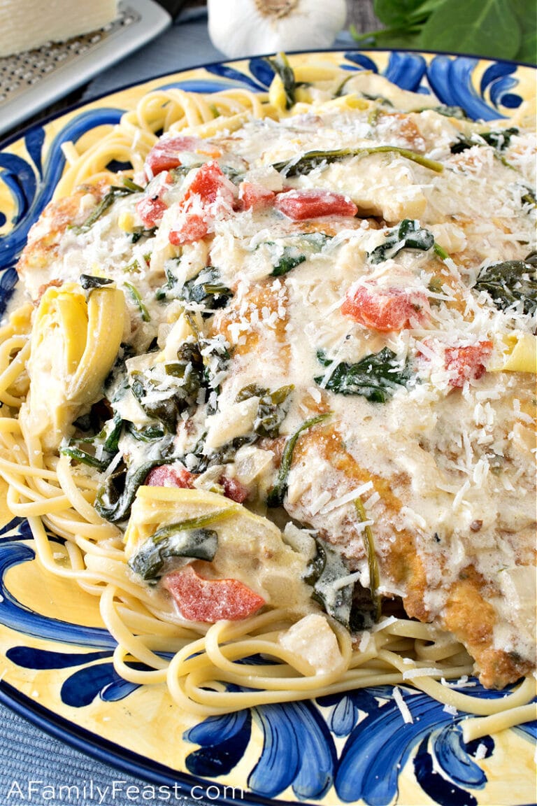 Creamy Chicken with Artichokes & Spinach