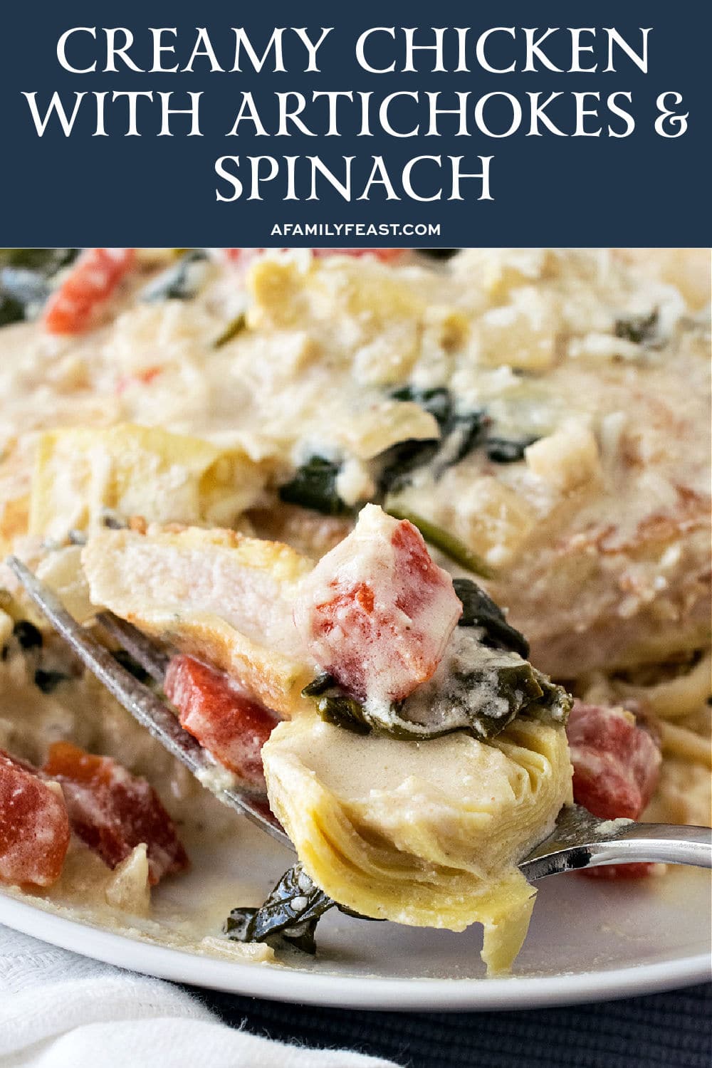 Creamy Chicken with Artichokes & Spinach