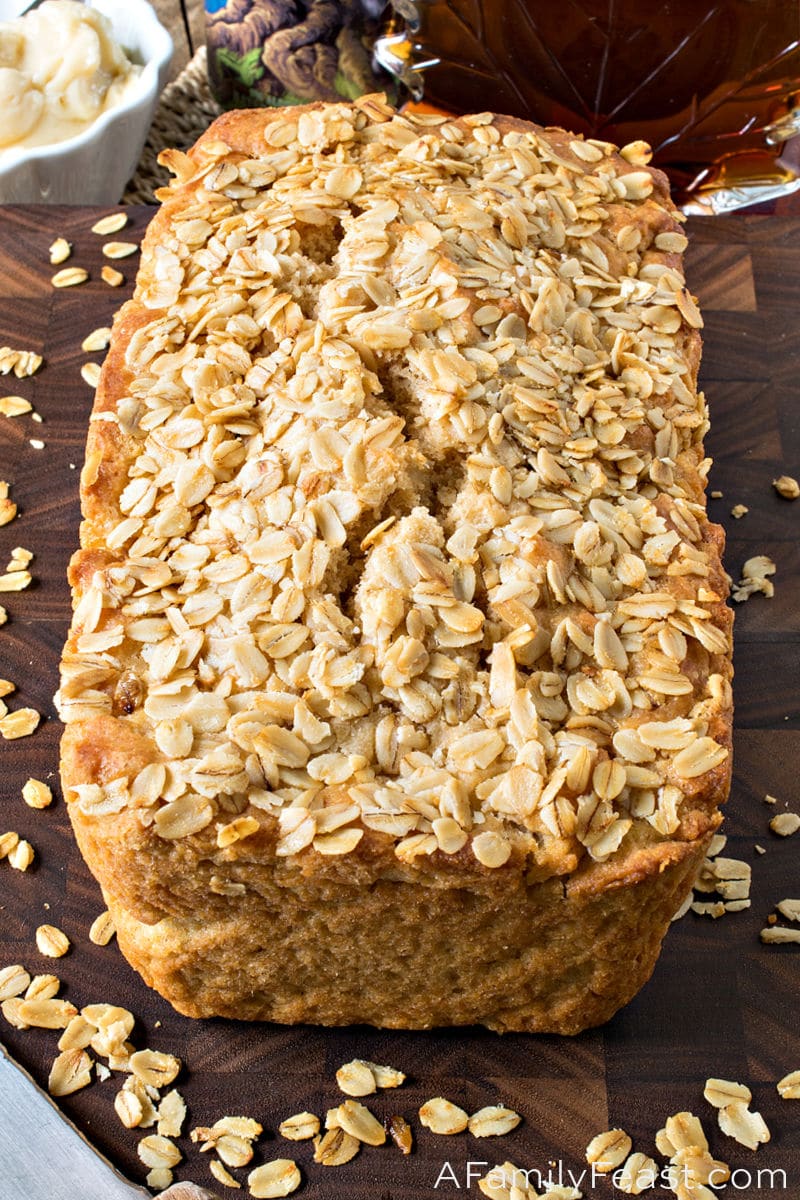 Maple Cider Bread with Salted Maple Butter