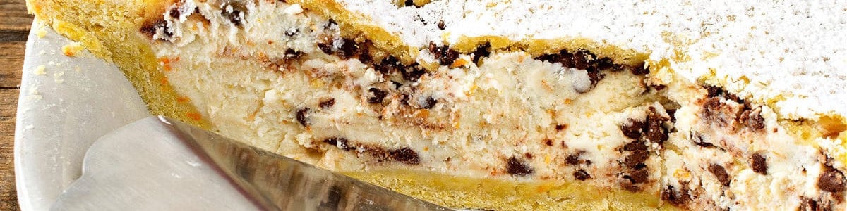 Chocolate Chip Ricotta Pie