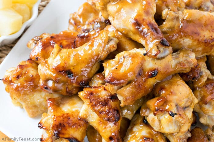 Pineapple Glazed Chicken Wings