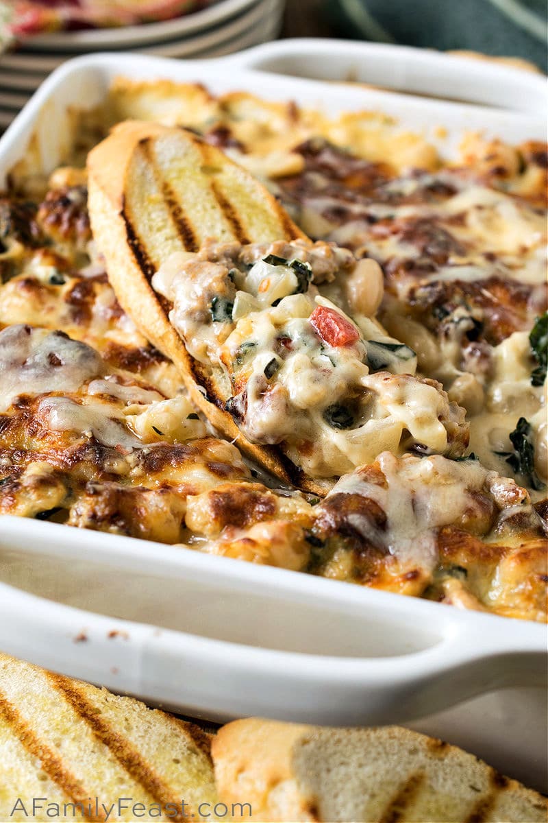 Tuscan Sausage and Bean Dip