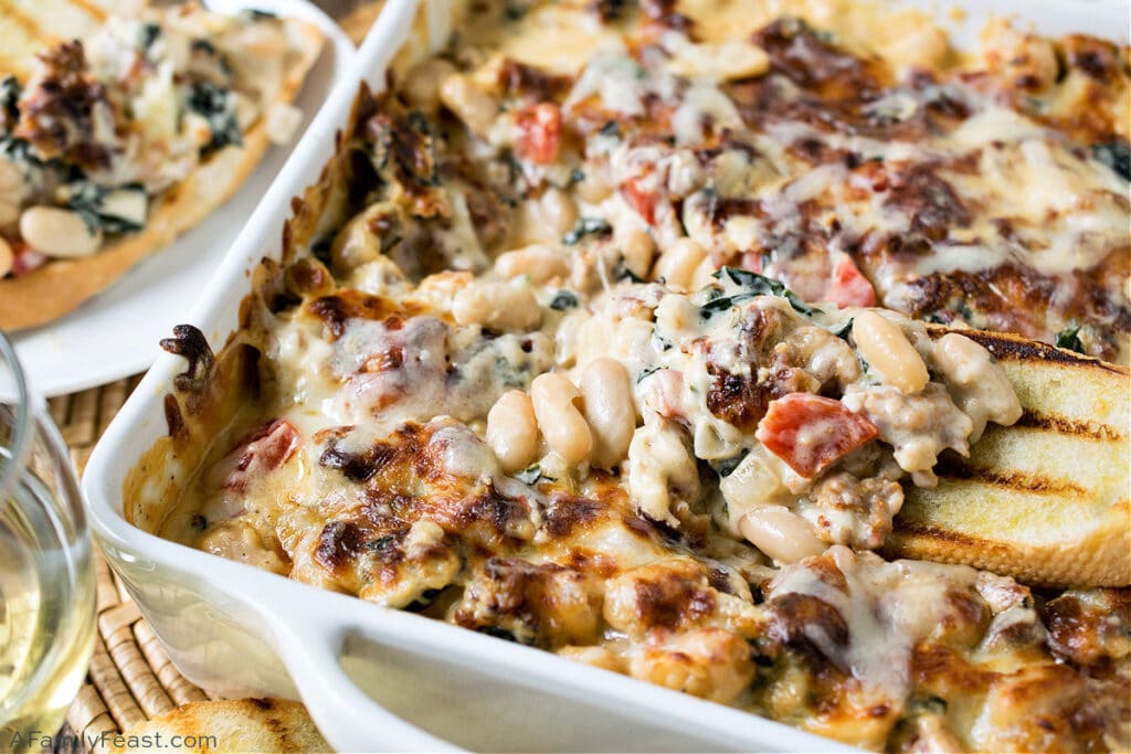 Tuscan Sausage and Bean Dip A Family Feast®