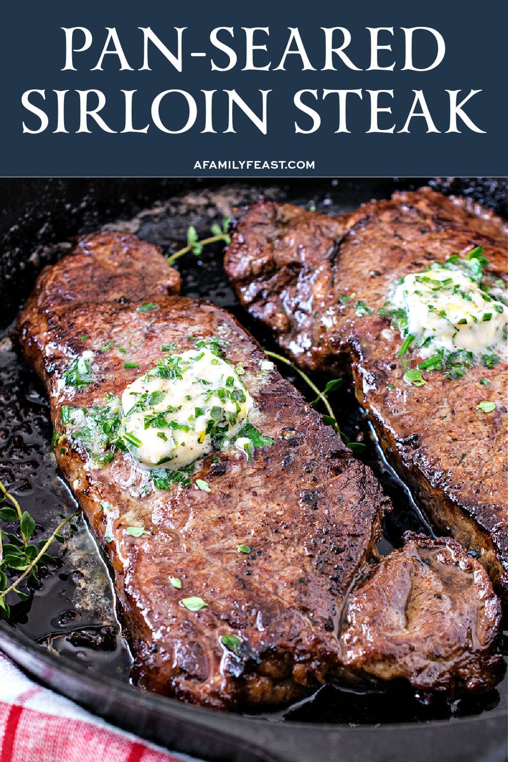 Pan-Seared Sirloin Steak