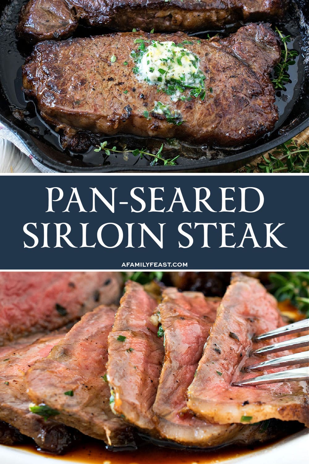 Pan-Seared Sirloin Steak