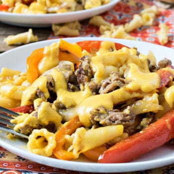 Philly Cheesesteak Pasta