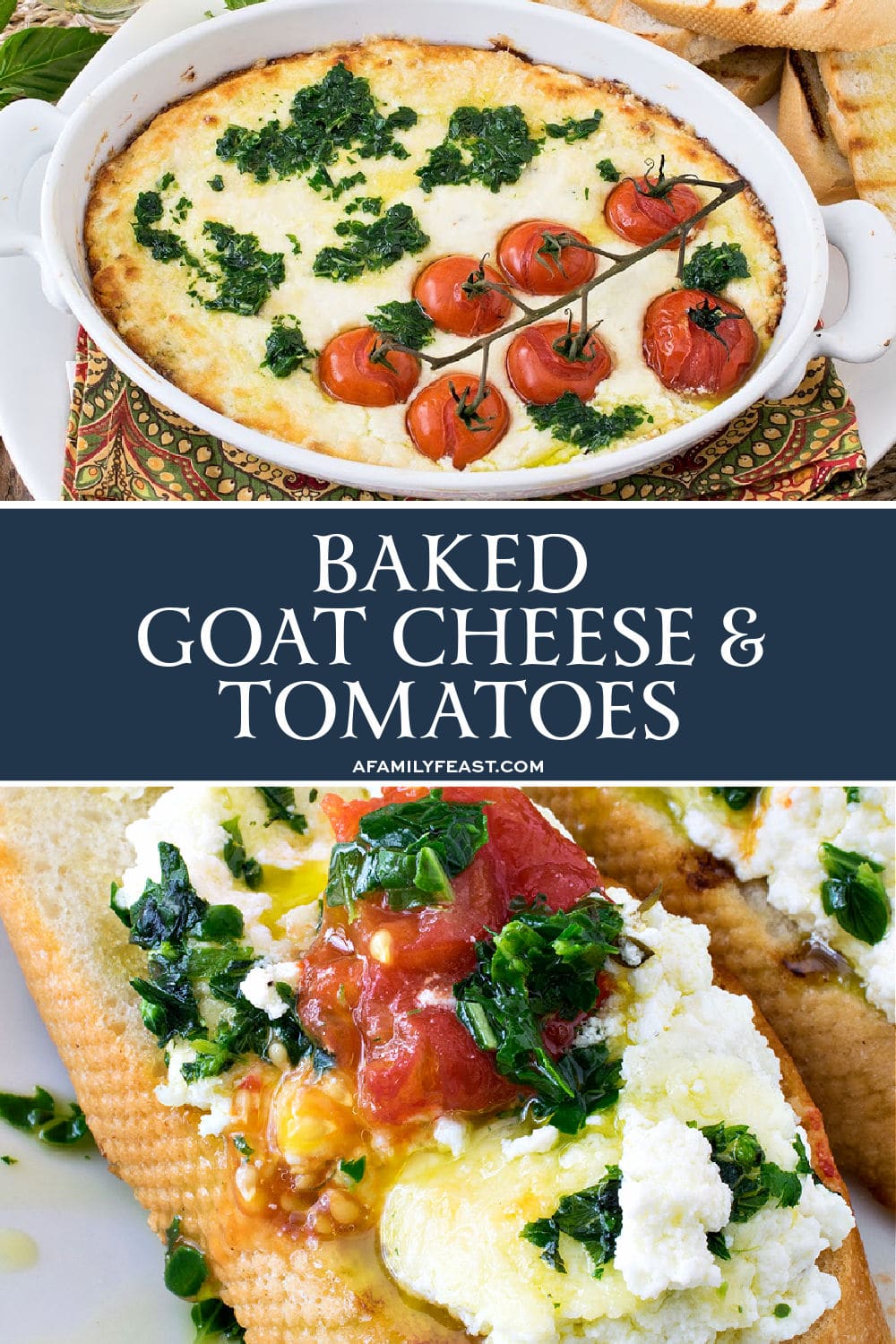 Baked Goat Cheese & Tomatoes 