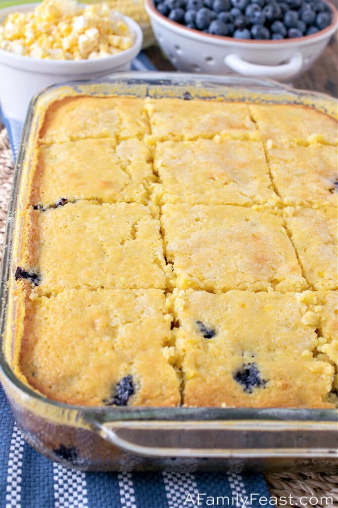 Blueberry Cornbread A Family Feast®
