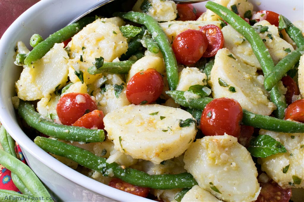 Italian Green Bean Potato Salad A Family Feast®