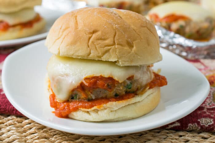 Chicken Parmesan Burgers