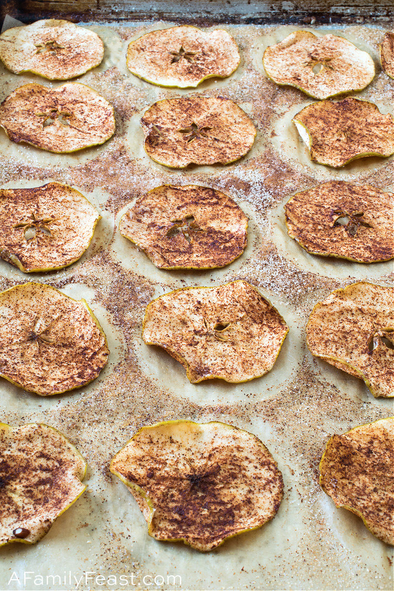 Homemade Apple Chips - A Family Feast