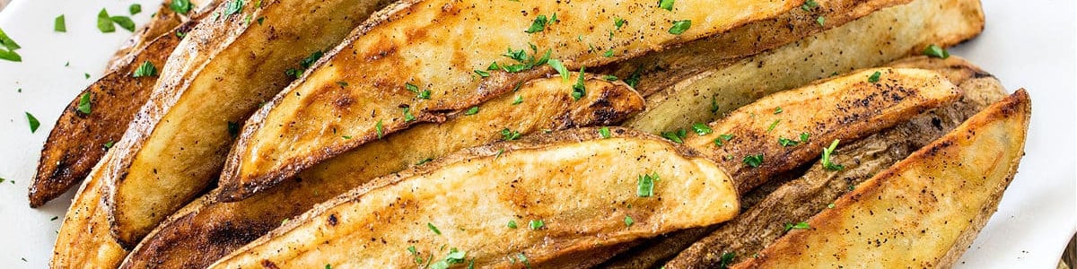 Crispy Oven-Roasted Potato Wedges