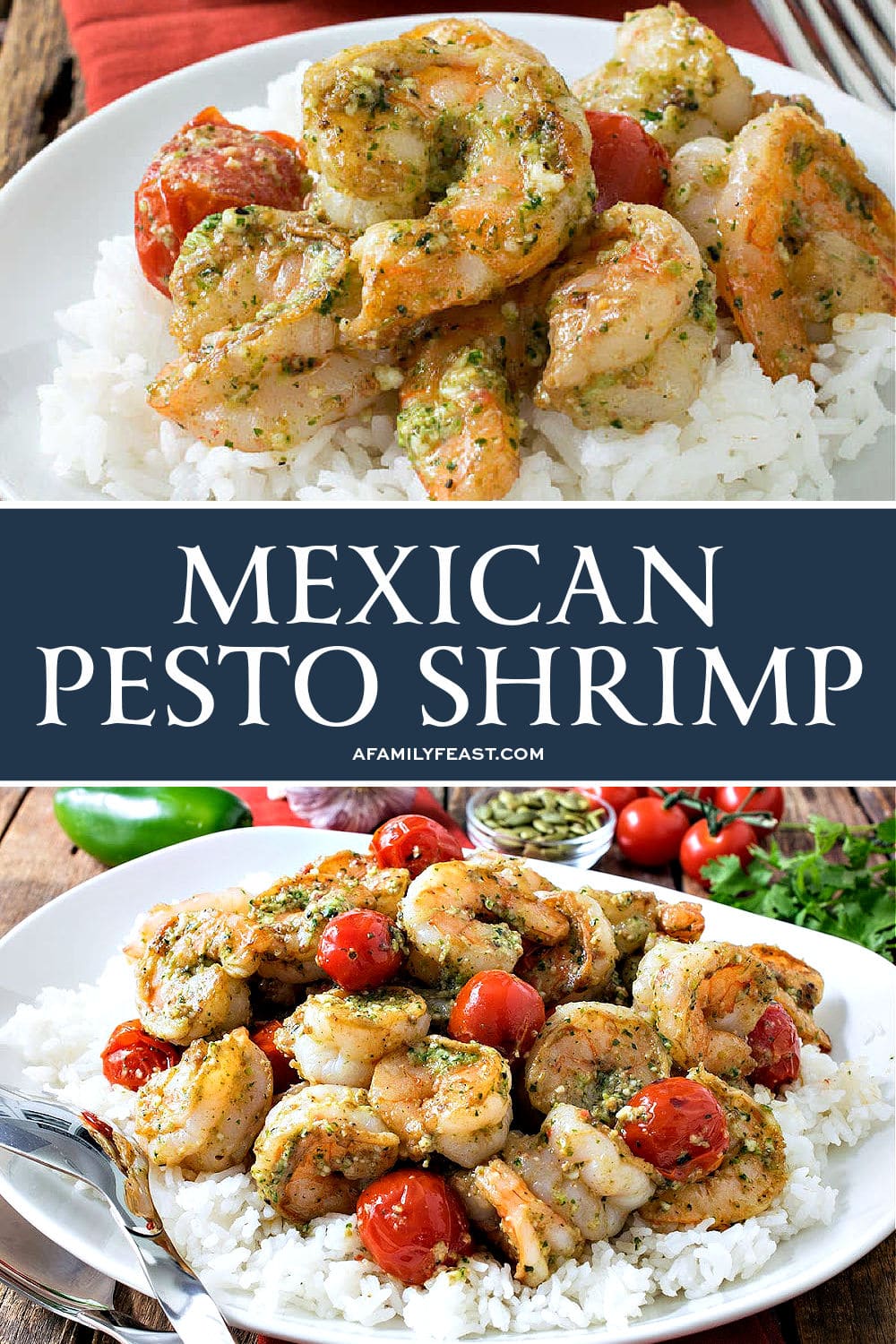 Mexican Pesto Shrimp