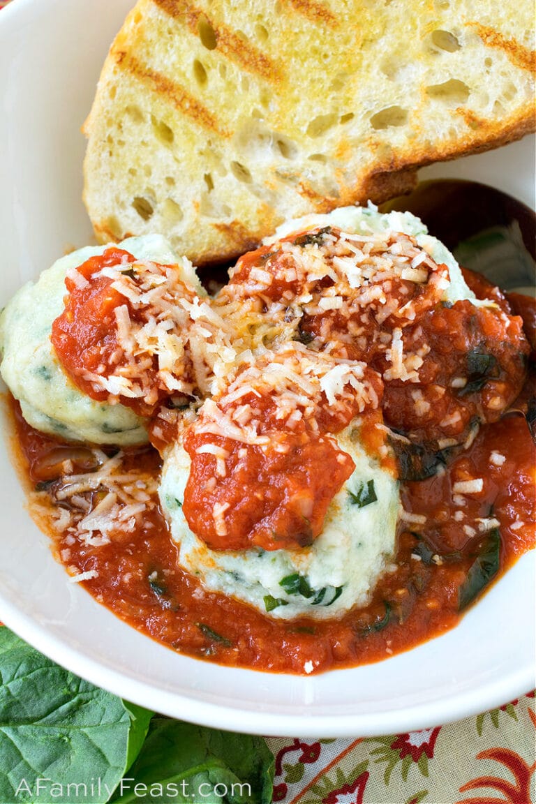 Spinach and Basil Gnudi