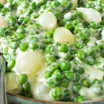 Creamed Peas and Pearl Onions