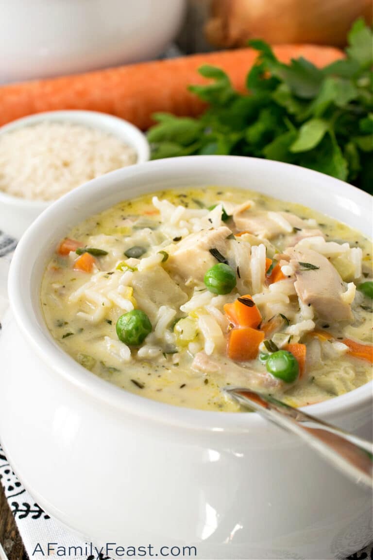 Creamy Chicken & Rice Soup