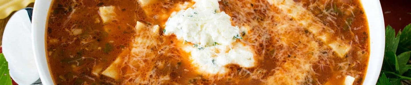 Lasagna Soup - A Family Feast
