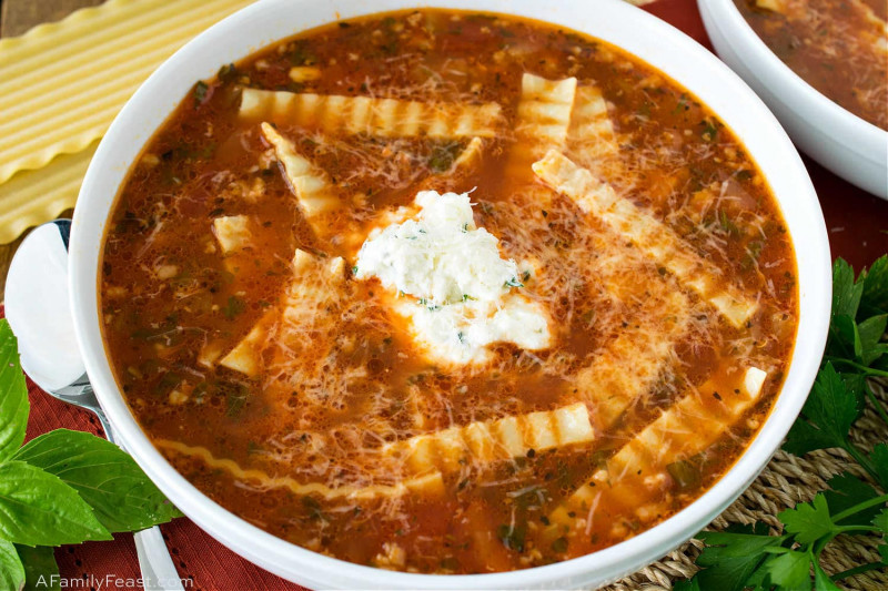 Lasagna Soup - A Family Feast®