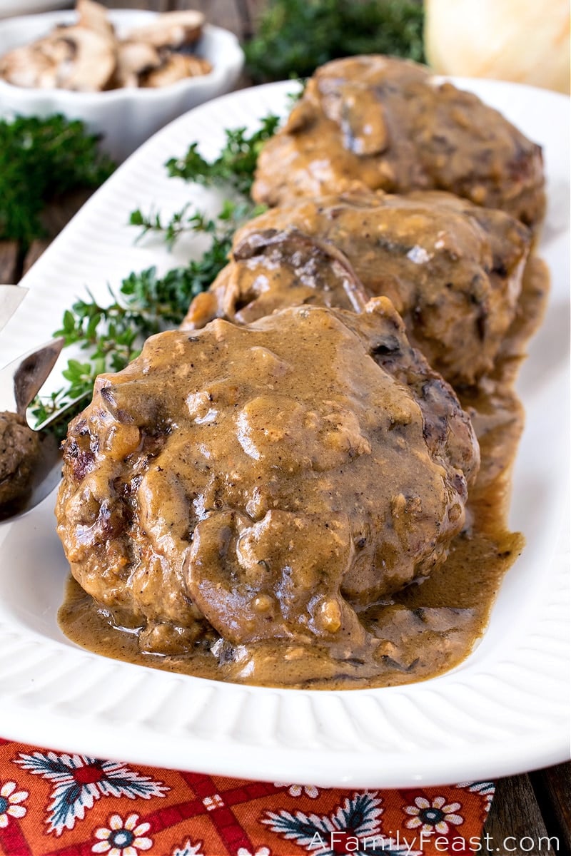 Salisbury Steak - A Family Feast Salisbury Steak - A Family Feast