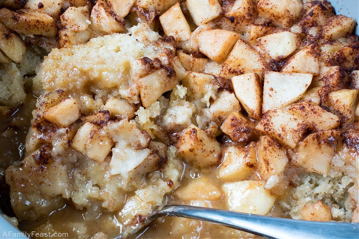 Slow Cooker Apple Pudding Cake