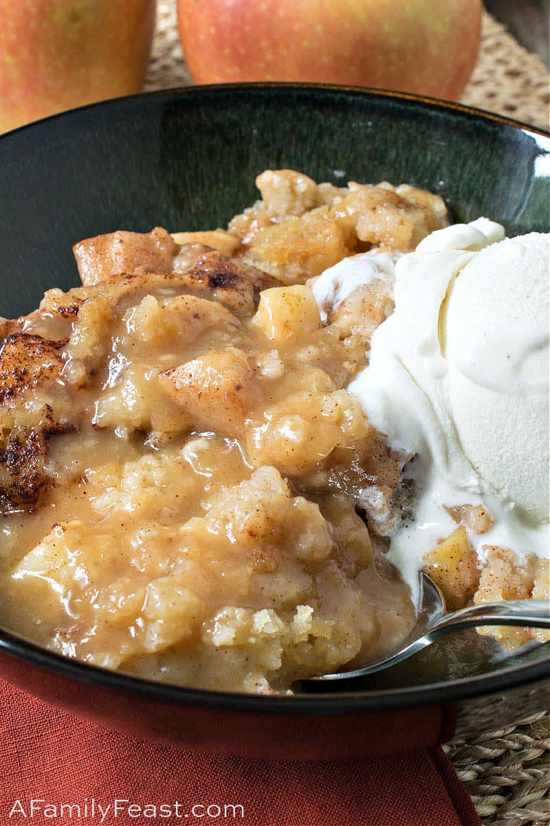 Slow Cooker Apple Pudding Cake