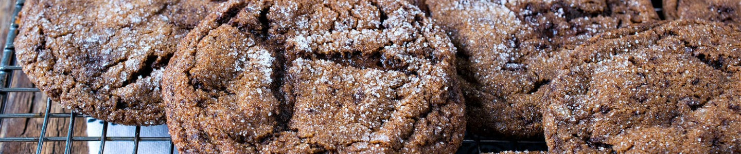 Triple Ginger Dark Chocolate Cookies