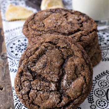 Triple Ginger Dark Chocolate Cookies